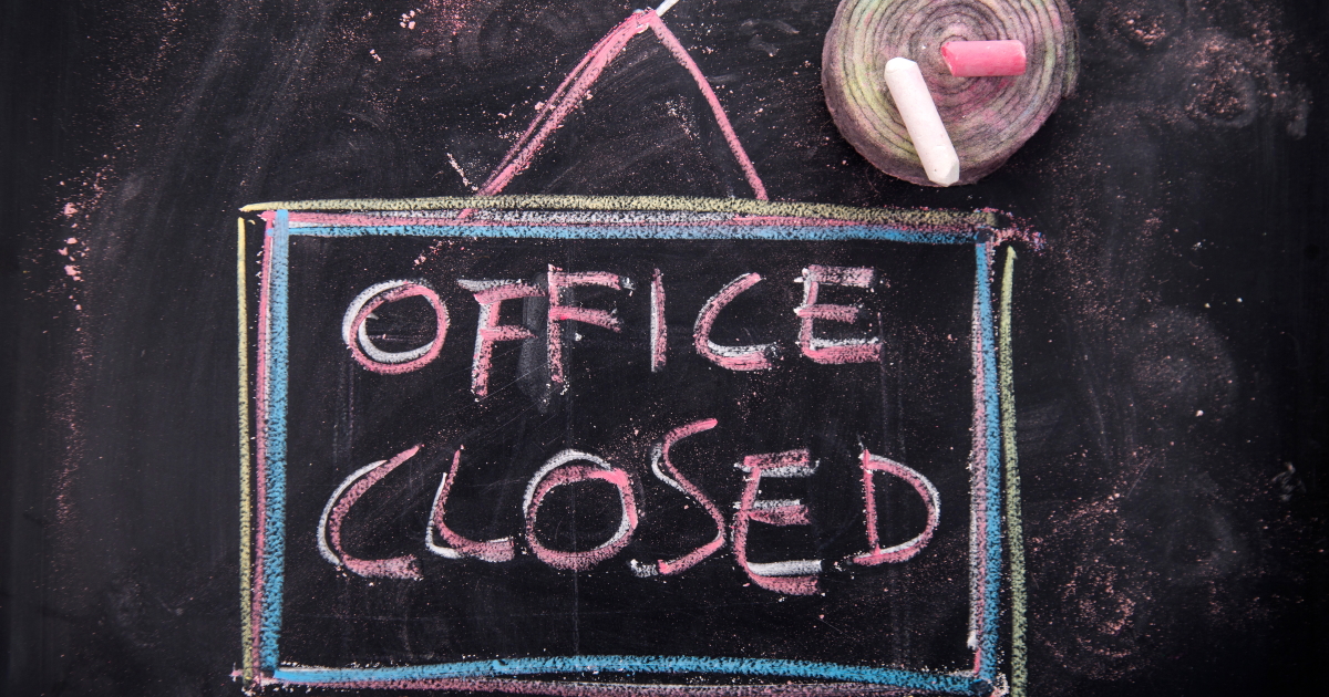 Featured image for “Church Office Closed: May 27, 2024”