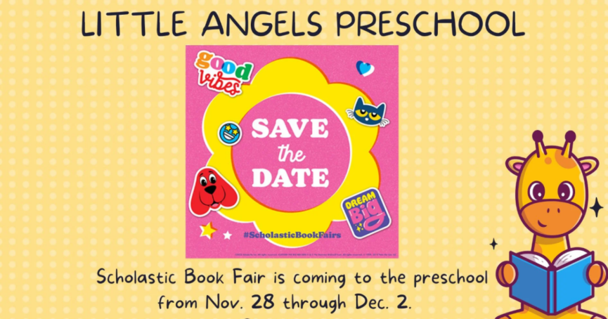 Little Angels Preschool 2022 Scholastic Book Fair