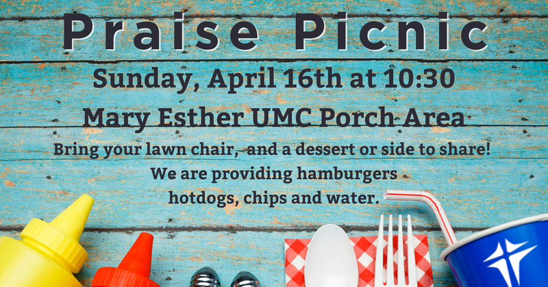 Praise and Picnic in the Park April 16, 2023